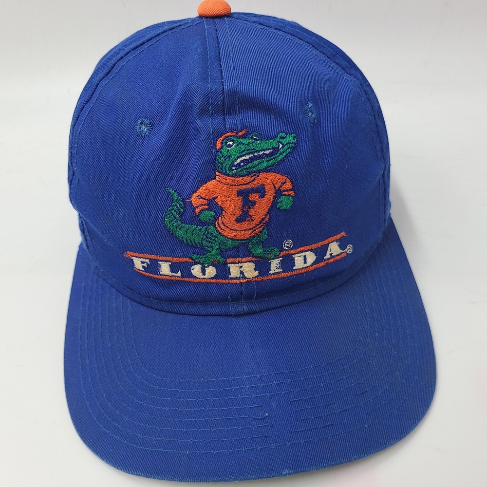 Vintage Florida Gators Hat Snapback (Fits Small) The Game Blue NCAA University